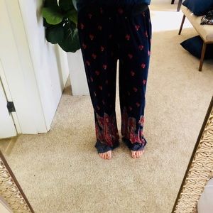 Boho wide leg pants